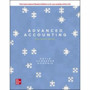 Advanced Accounting, 14e B. Hoyle, F. Schaefer, S. Doupnik, 2020 Test Bank