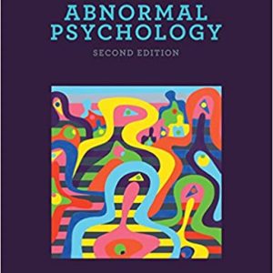 Abnormal Psychology 2nd Edition by William J. Ray 2017 Test Bank