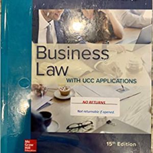 Business Law with UCC Applications, 15e Paul A. Sukys,Instructors Solution Manual
