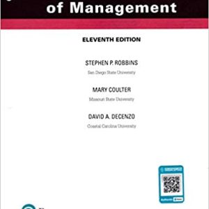 Fundamentals of Management 11th Edition Stephen Robbins, Dr Mary Coulter,David A. De Cenzo 2020 Test Bank