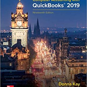 Computer Accounting with QuickBooks 2019, 19e Donna Kay Excel Solutions